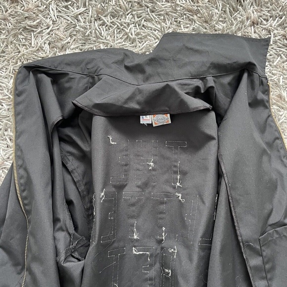 Ebbets Field Flannels Jacket B " THE LETTER BET " Black Men's XL - Picture 7 of 12